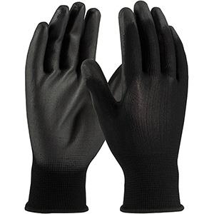 G-TEK ECONOMY BLACK PU PALM COATED - Tagged Gloves